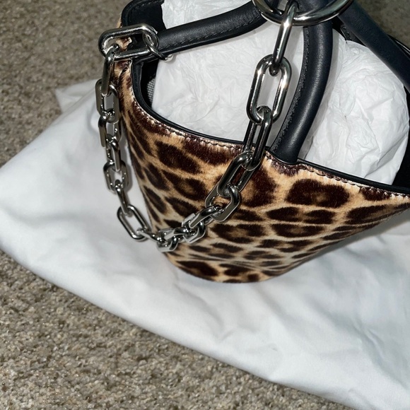 Alexander Wang mini Roxy purse leopard